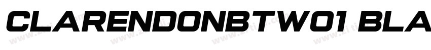 ClarendonBTW01 Black字体转换